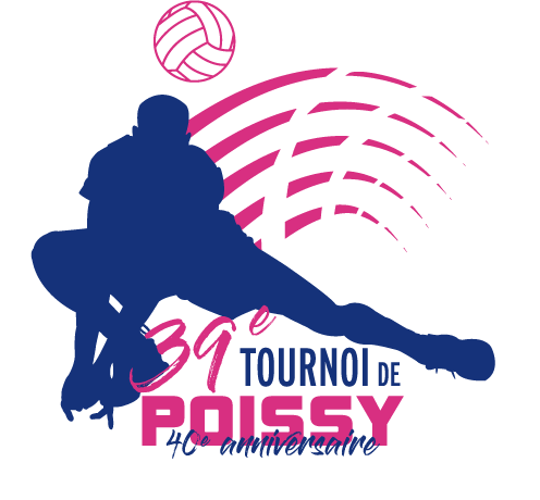 Logo du 39e tournoi de Poissy Volley